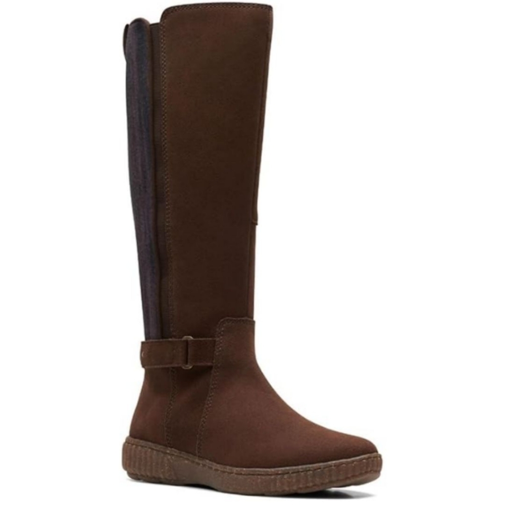 Clarks Collection Suede Tall‎ Shaft Boots - Caroline Style NWOB